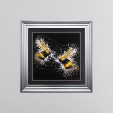 Load image into Gallery viewer, Flying Bumble Bees Framed Wall Art 75*75cm
