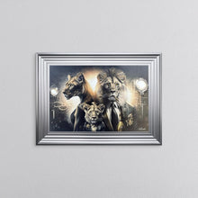 Load image into Gallery viewer, Gangster Lion Family Framed Wall Art 55*75cm
