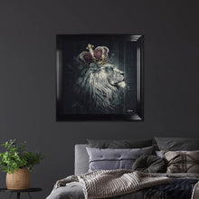 Load image into Gallery viewer, Lion Mafia King Framed Wall Art 90*90cm
