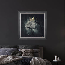 Load image into Gallery viewer, Lion Mafia Queen Framed Wall Art 90*90cm
