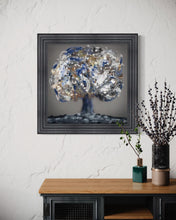 Load image into Gallery viewer, Blue Mystic Tree Framed Wall Art 75*75cm
