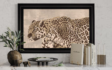 Load image into Gallery viewer, Prowling Leopard Framed Wall Art 114*74cm
