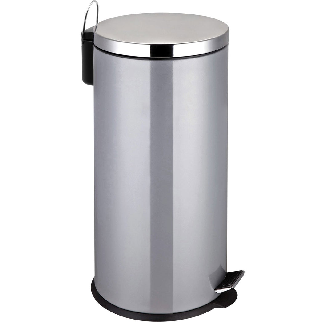 Grey Stainless Steel Pedal Bin