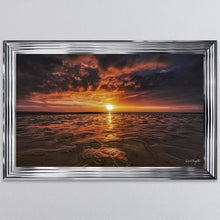 Load image into Gallery viewer, Stormy Sunset Colour Framed Wall Art 114*74cm
