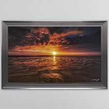 Load image into Gallery viewer, Stormy Sunset Colour Framed Wall Art 114*74cm
