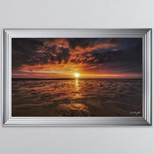 Load image into Gallery viewer, Stormy Sunset Colour Framed Wall Art 114*74cm
