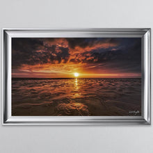 Load image into Gallery viewer, Stormy Sunset Colour Framed Wall Art 114*74cm
