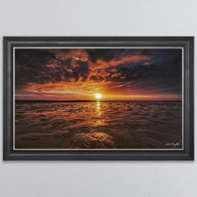 Load image into Gallery viewer, Stormy Sunset Colour Framed Wall Art 114*74cm
