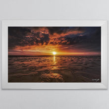 Load image into Gallery viewer, Stormy Sunset Colour Framed Wall Art 114*74cm
