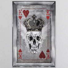 Load image into Gallery viewer, King Of Hearts Playing Card Framed Wall Art
