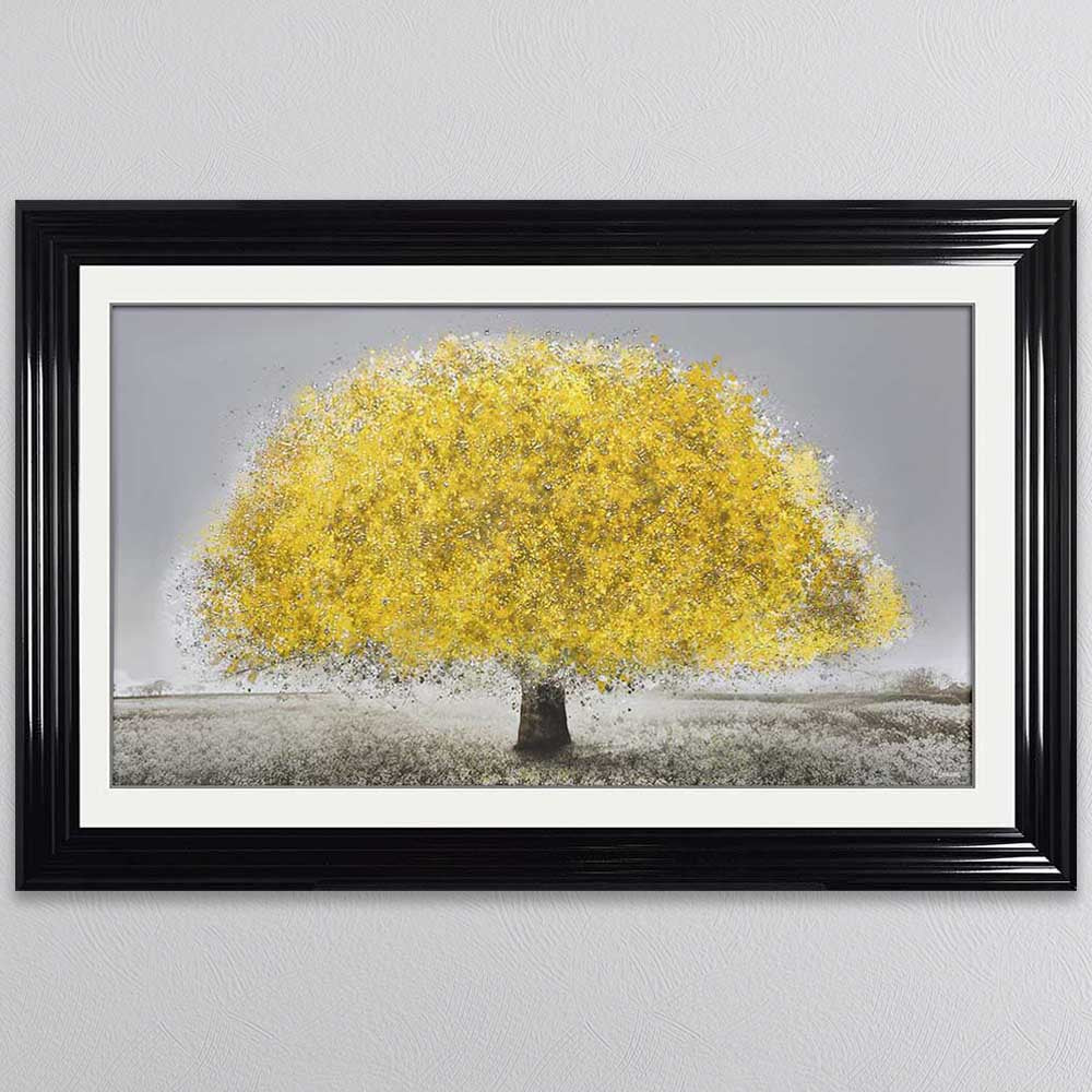 Lemon Blossom Tree Framed Wall Art