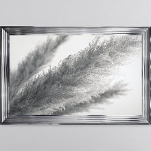 Load image into Gallery viewer, Black And White Pampas Framed Wall Art
