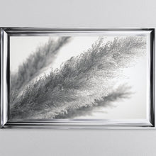 Load image into Gallery viewer, Black And White Pampas Framed Wall Art
