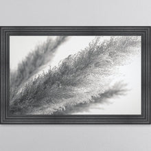 Load image into Gallery viewer, Black And White Pampas Framed Wall Art
