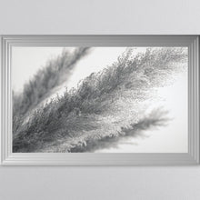 Load image into Gallery viewer, Black And White Pampas Framed Wall Art
