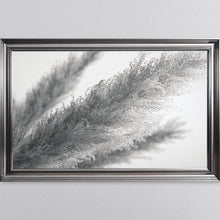 Load image into Gallery viewer, Black And White Pampas Framed Wall Art
