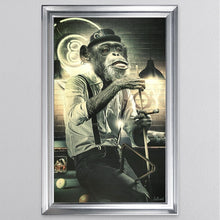 Load image into Gallery viewer, Snooker Monkey Framed Wall Art 114*74cm
