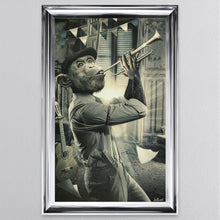 Load image into Gallery viewer, Trumpet Monkey Framed Wall Art 114*74cm
