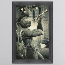 Load image into Gallery viewer, Trumpet Monkey Framed Wall Art 114*74cm
