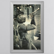 Load image into Gallery viewer, Trumpet Monkey Framed Wall Art 114*74cm
