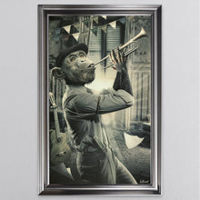 Load image into Gallery viewer, Trumpet Monkey Framed Wall Art 114*74cm
