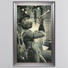 Load image into Gallery viewer, Trumpet Monkey Framed Wall Art 114*74cm
