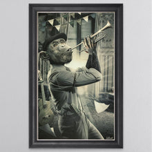 Load image into Gallery viewer, Trumpet Monkey Framed Wall Art 114*74cm
