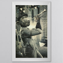 Load image into Gallery viewer, Trumpet Monkey Framed Wall Art 114*74cm
