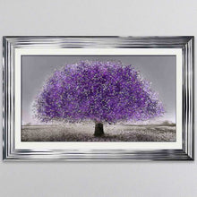 Load image into Gallery viewer, Ultra Violet Blossom Tree Framed Wall Art
