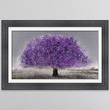 Load image into Gallery viewer, Ultra Violet Blossom Tree Framed Wall Art
