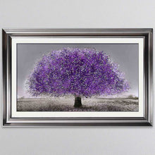 Load image into Gallery viewer, Ultra Violet Blossom Tree Framed Wall Art
