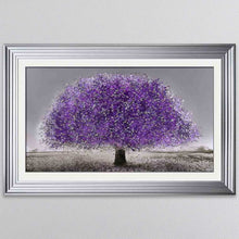 Load image into Gallery viewer, Ultra Violet Blossom Tree Framed Wall Art
