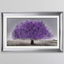 Load image into Gallery viewer, Ultra Violet Blossom Tree Framed Wall Art
