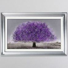 Load image into Gallery viewer, Ultra Violet Blossom Tree Framed Wall Art
