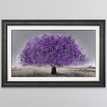 Load image into Gallery viewer, Ultra Violet Blossom Tree Framed Wall Art
