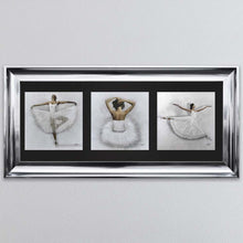 Load image into Gallery viewer, Ballerina Triptych Framed Wall Art
