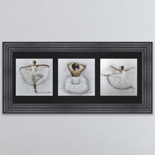 Load image into Gallery viewer, Ballerina Triptych Framed Wall Art
