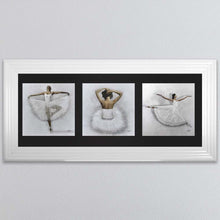 Load image into Gallery viewer, Ballerina Triptych Framed Wall Art
