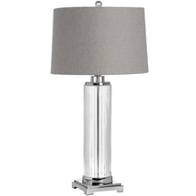 Load image into Gallery viewer, Roma Clear Glass Table Lamp
