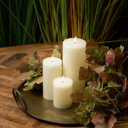 Luxe Collection Natural Glow 6cm LED Ivory Candle