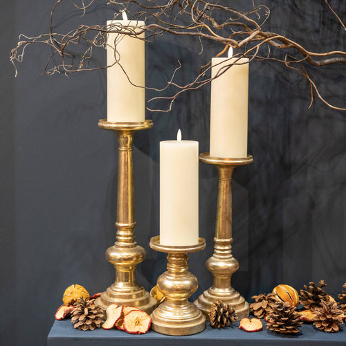 Luxe Collection Natural Glow 3*8cm LED Ivory Candle