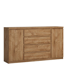 Load image into Gallery viewer, Fribo 2 door 4 drawer wide sideboard in Oak
