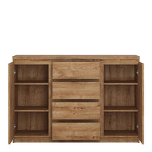 Load image into Gallery viewer, Fribo 2 door 4 drawer sideboard in Oak
