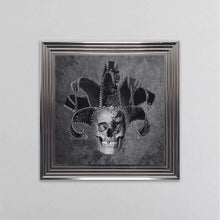 Load image into Gallery viewer, Jester Skull Framed Wall Art
