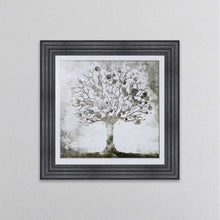 Load image into Gallery viewer, Silver Money Tree Framed Wall Art
