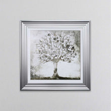 Load image into Gallery viewer, Silver Money Tree Framed Wall Art
