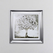 Load image into Gallery viewer, Silver Money Tree Framed Wall Art
