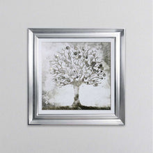 Load image into Gallery viewer, Silver Money Tree Framed Wall Art
