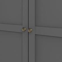 Load image into Gallery viewer, Paris Wardrobe with 3 Doors in Matt Grey
