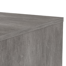 Load image into Gallery viewer, Naia Sideboard 4 Drawers 2 Doors in Concrete and White High Gloss
